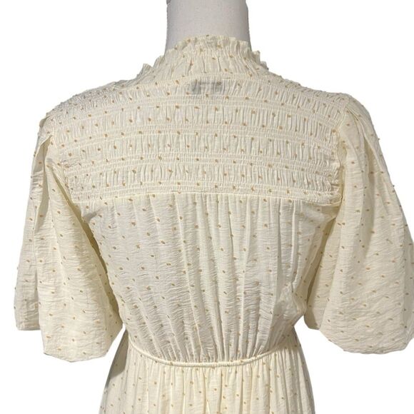 Moon River Anthropologie Smocked Maxi Dress Sz S Tiered Romantic Cottagecore - Picture 6 of 13